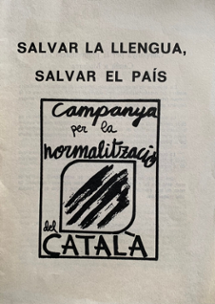 <strong>Campanya per la normalitzaci del catal. Salvar la llengua, salvar el pas</strong>